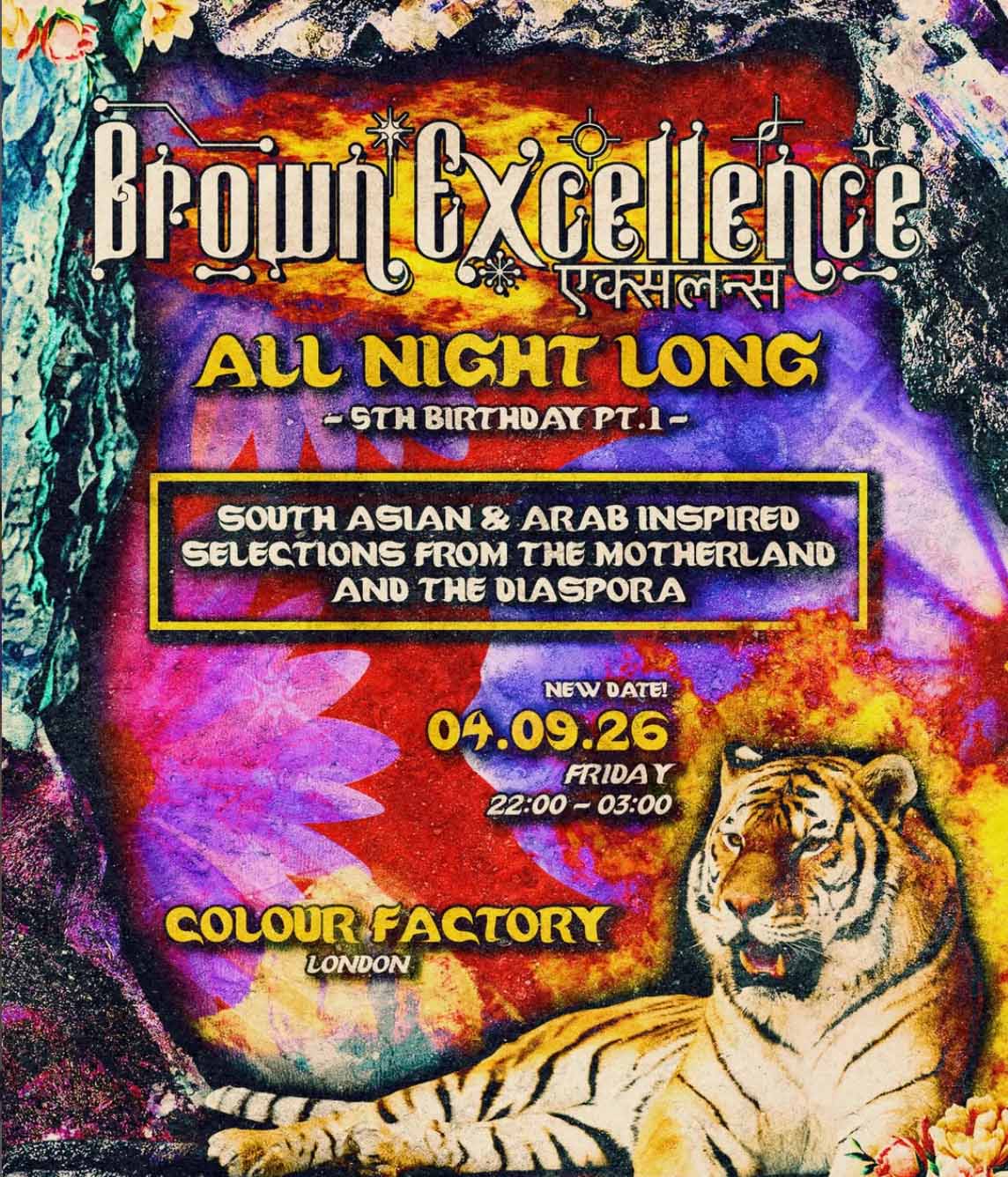 Brown Excellence - 5th Birthday  at Colour Factory London