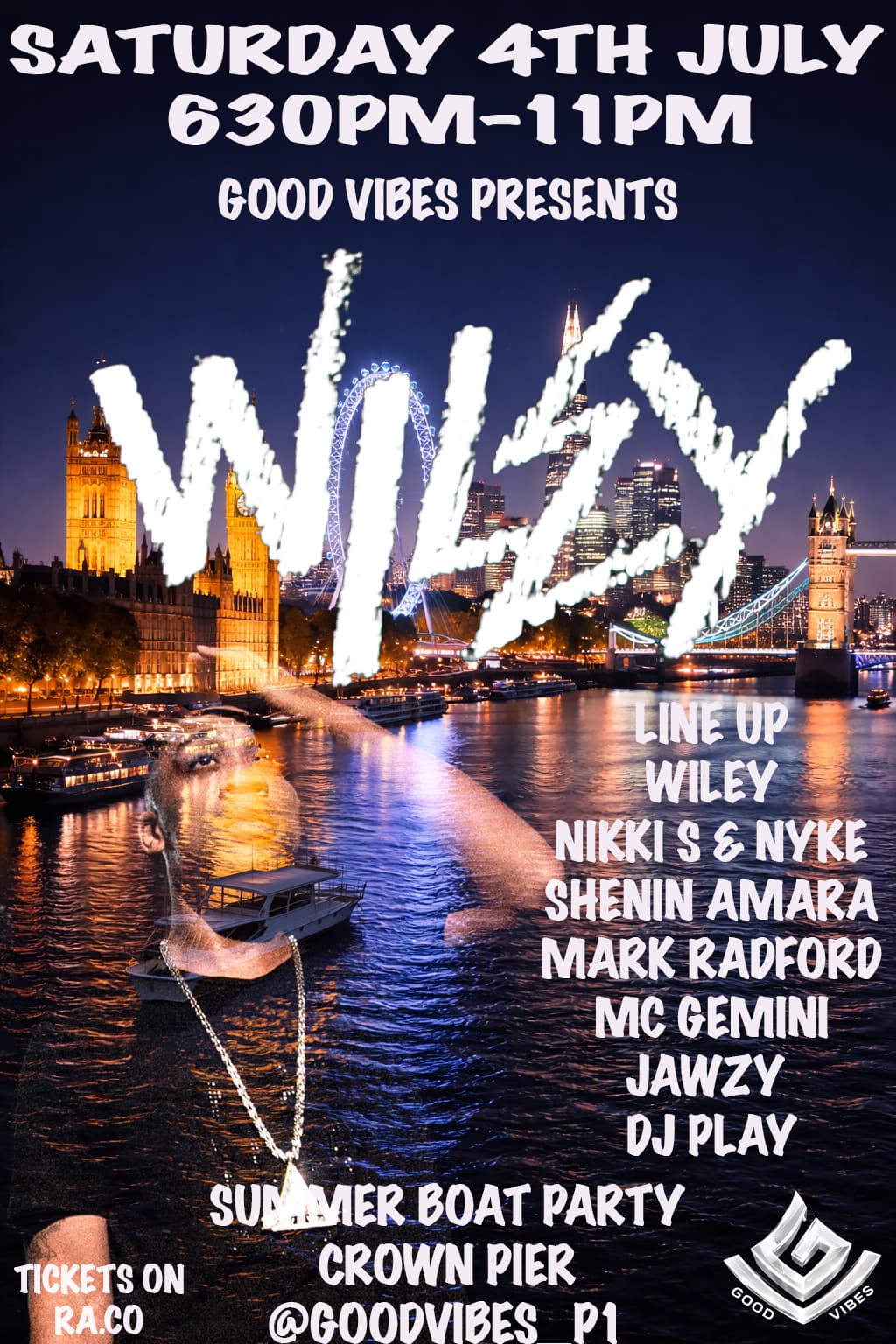 GOOD VIBES SUMMER BOAT PARTY at Crown Piers