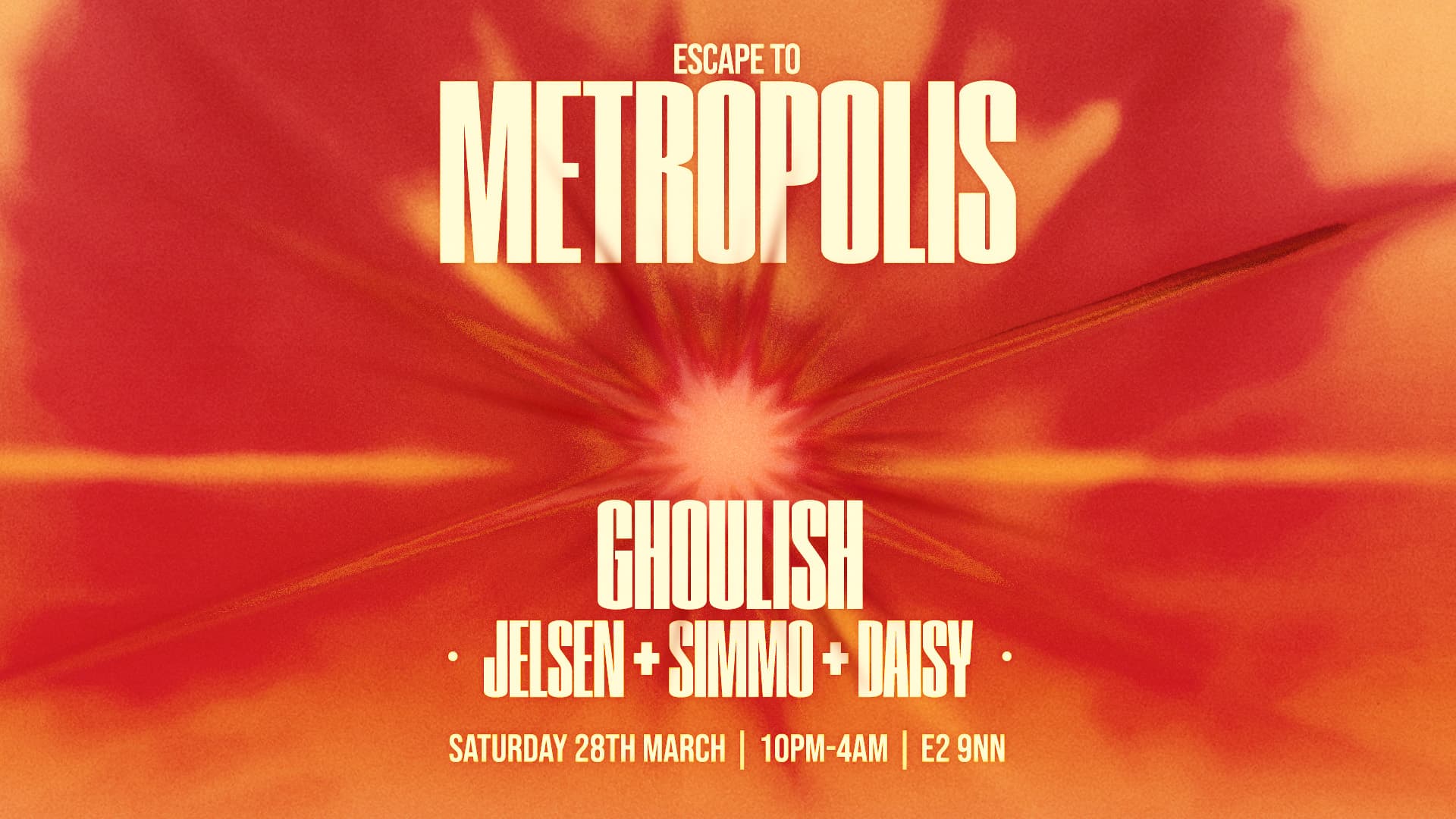 Ghoulish, Jelsen, simmo, DAISY at Metropolis London