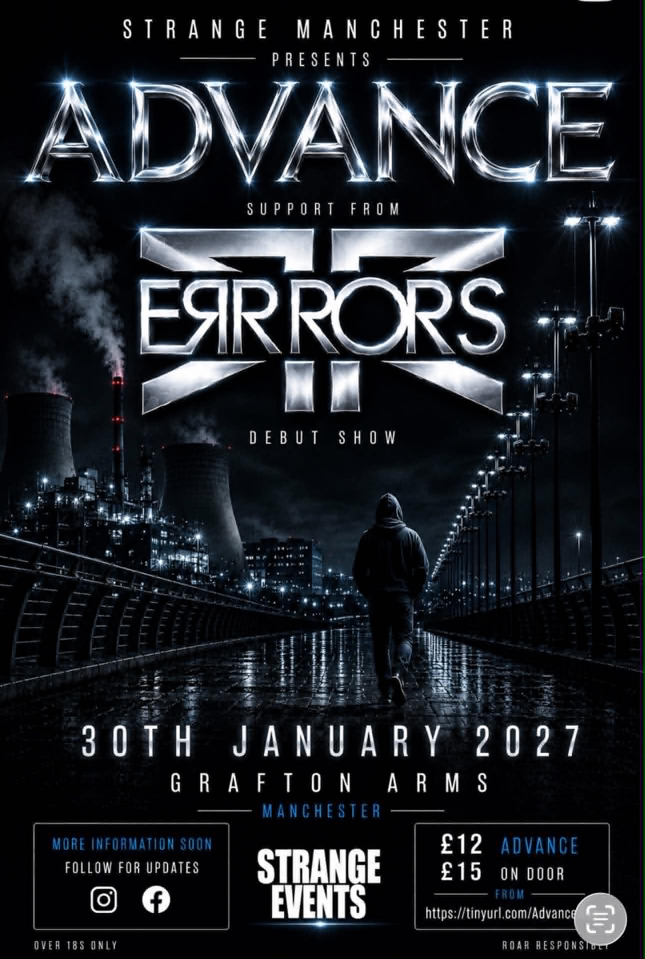 Advance & Errrors (exCyferdyne) + Strange Manchester after party