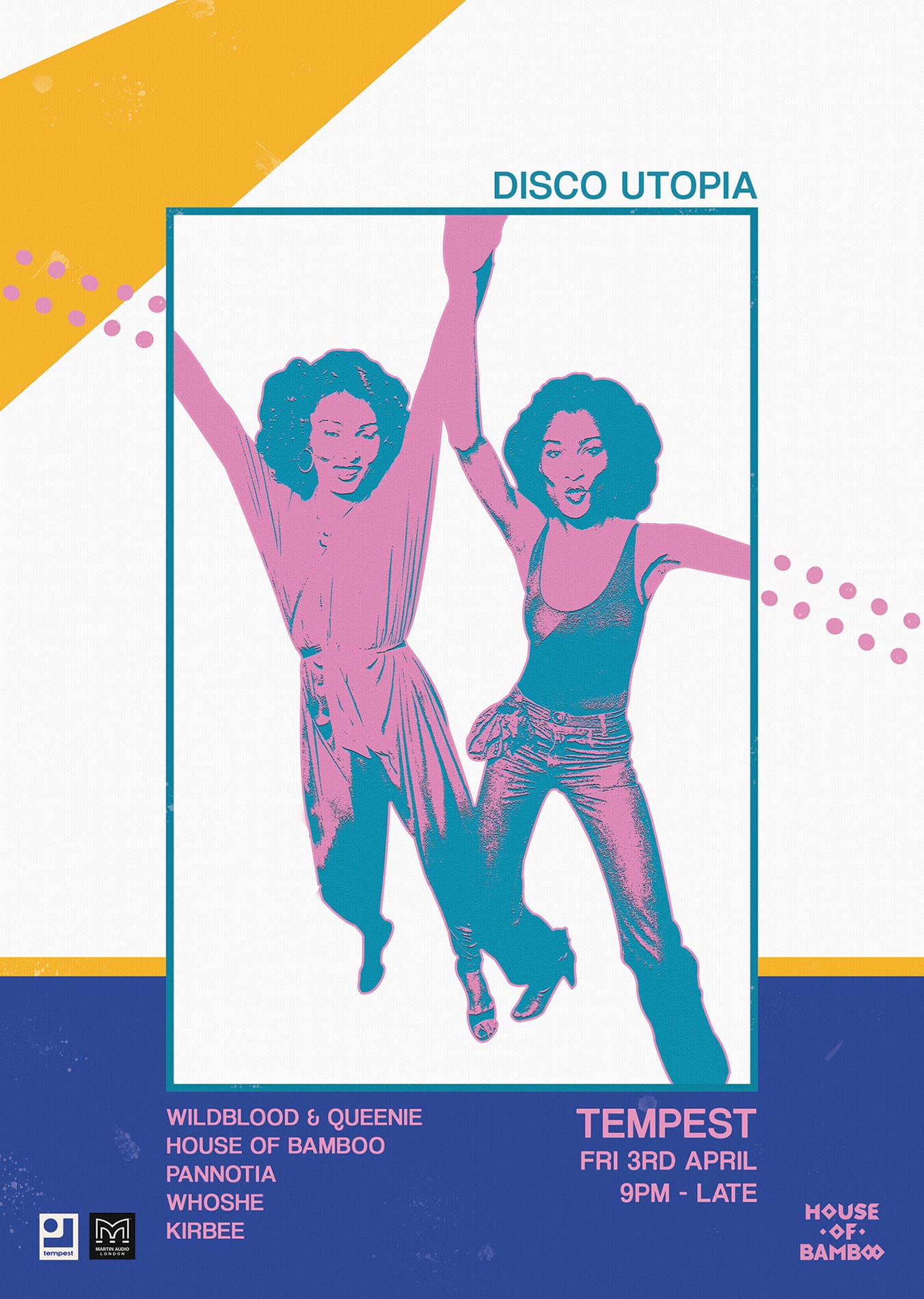 House of Bamboo presents Disco Utopia at The Tempest
