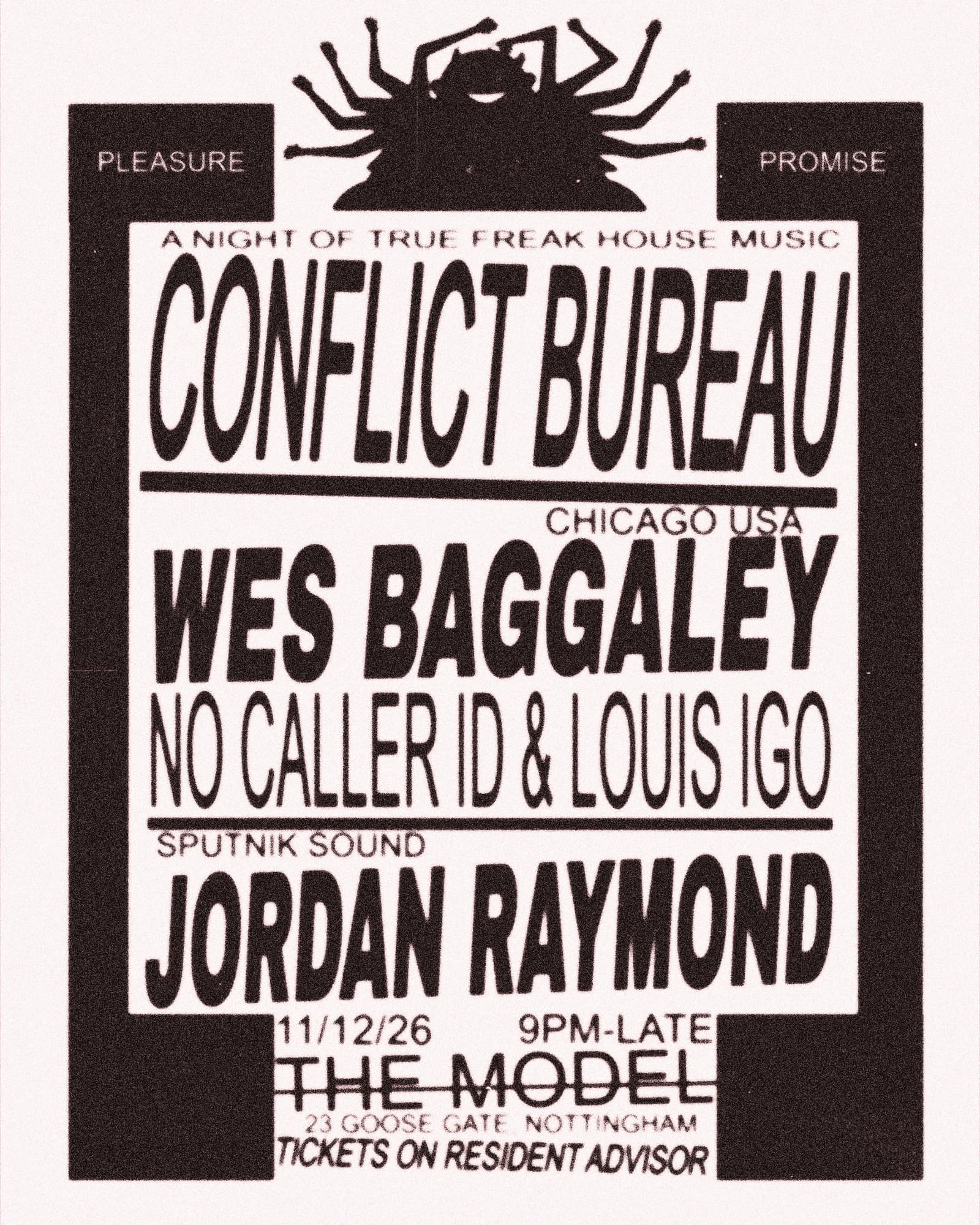 Pleasure Promise Records presents: CONFLICT BUREAU