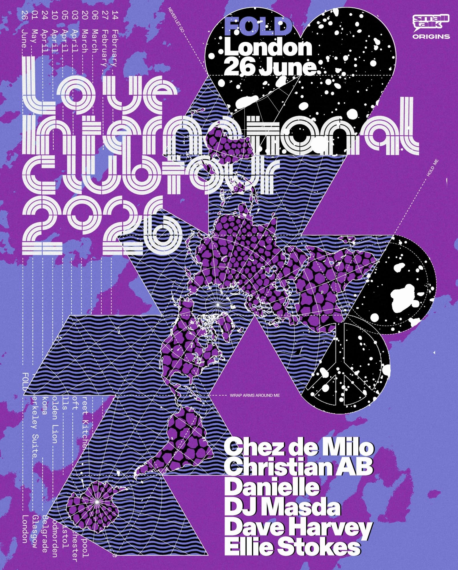 Love International Club Tour 2026 with Christian AB, DJ Masda, Danielle + more at FOLD