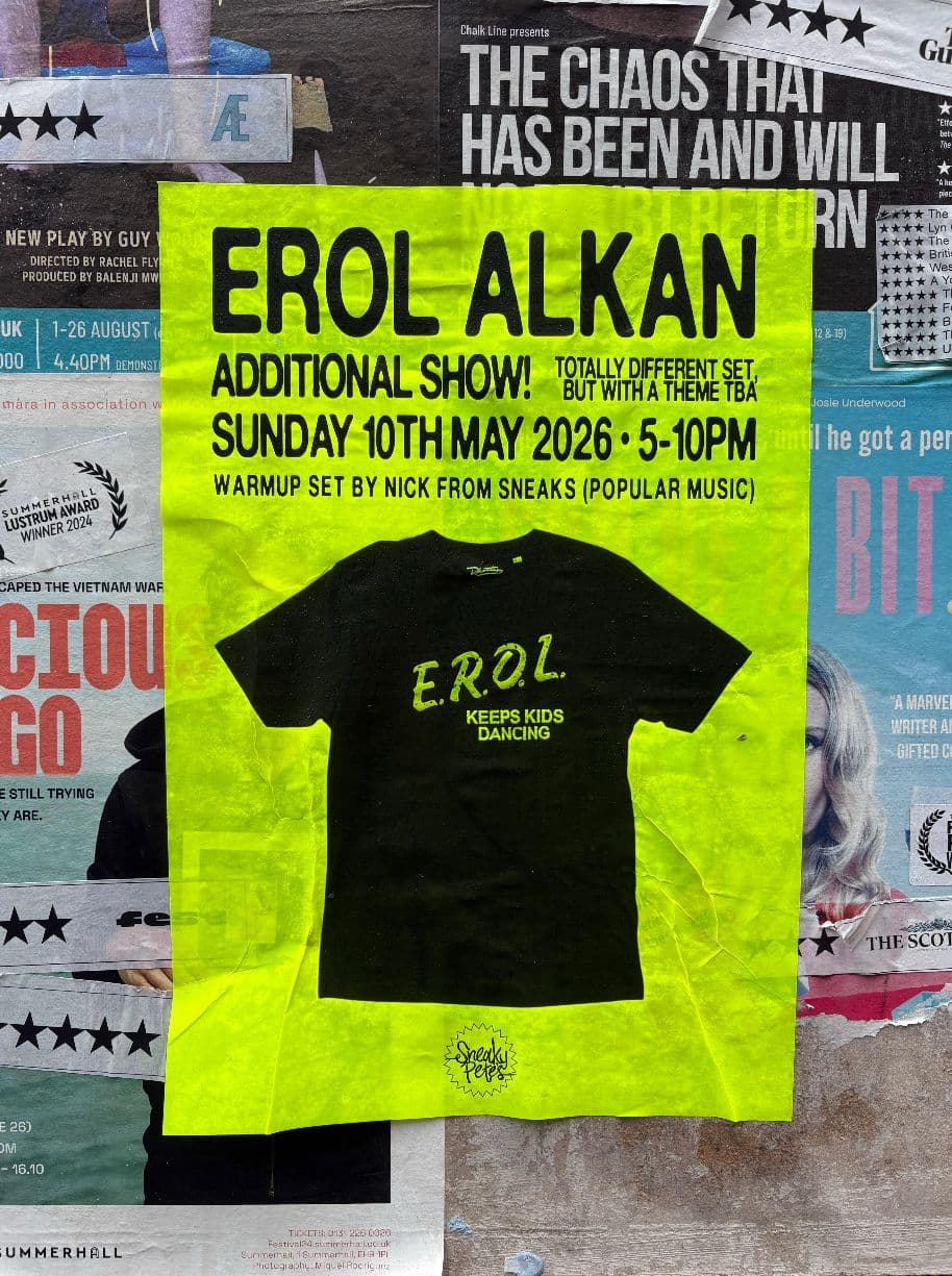 Erol Alkan - 2nd date added at Sneaky Pete's