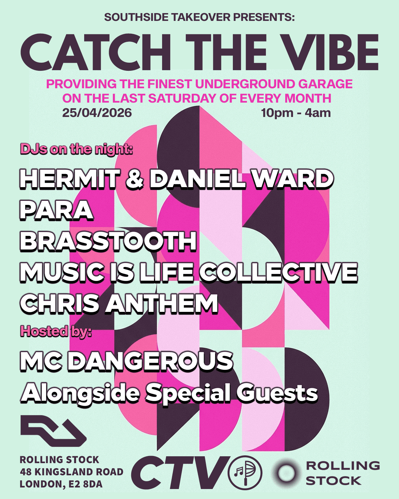 Catch The Vibe at Rolling Stock