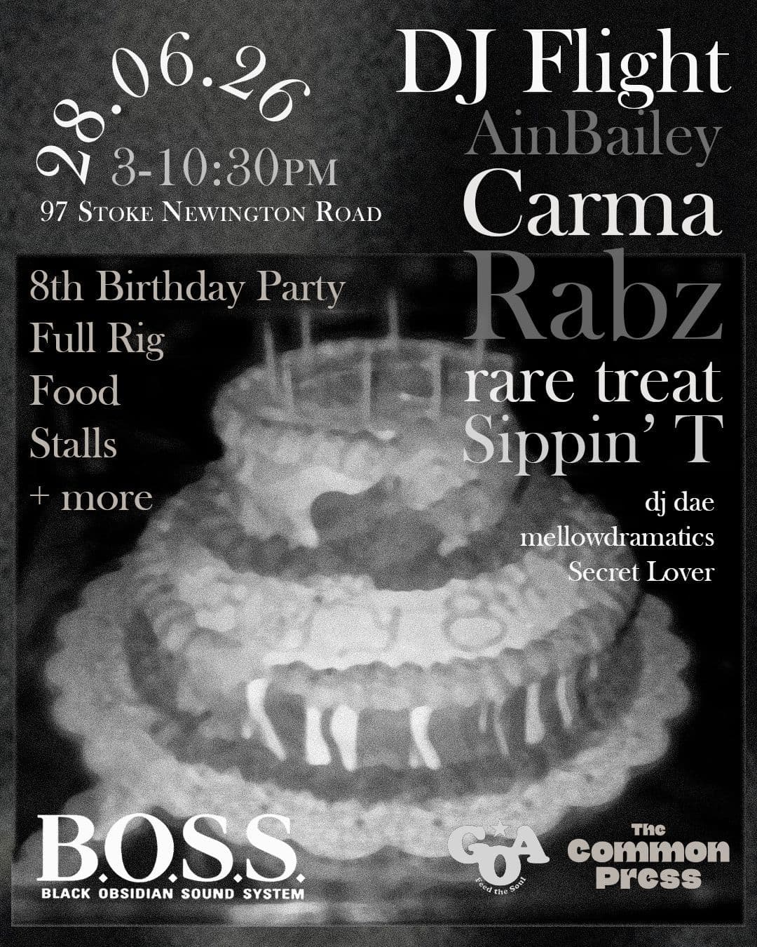 B.O.S.S. 8TH BIRTHDAY PARTY
