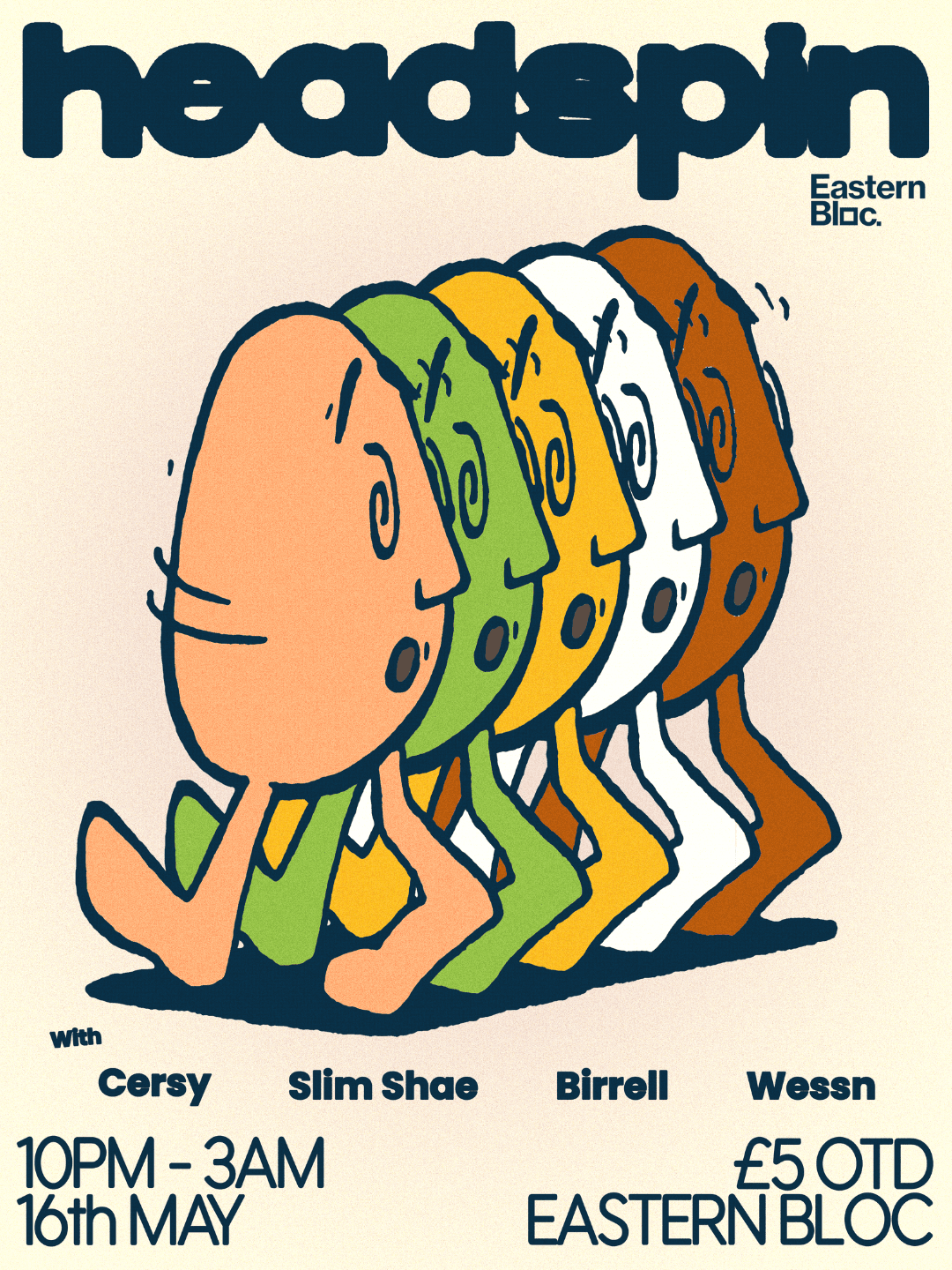 Headspin with Cersy, Slim Shae, Birrell & Wessn at Eastern Bloc Records Manchester