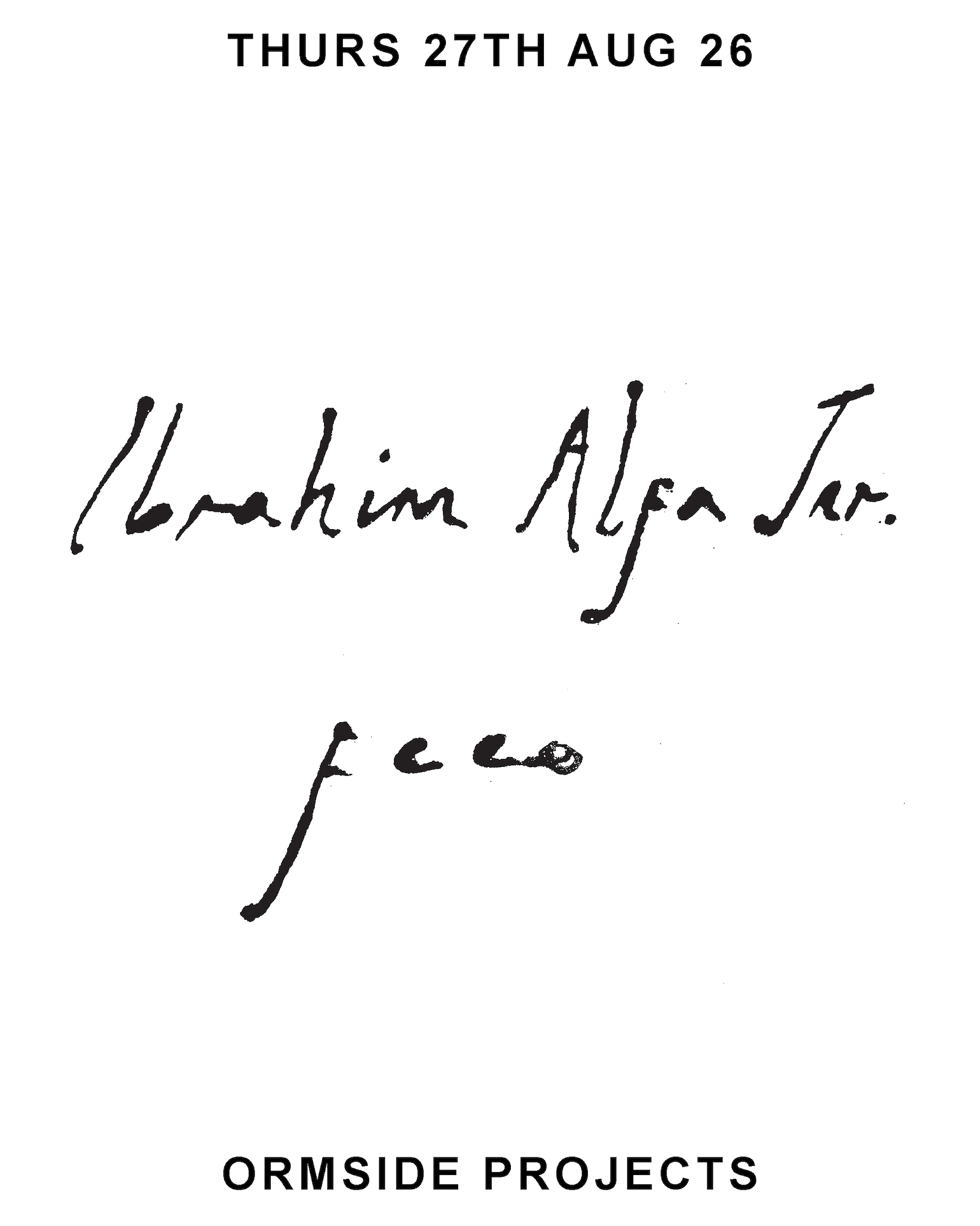 Ibrahim Alfa Jnr. & feeo at ORMSIDE Projects