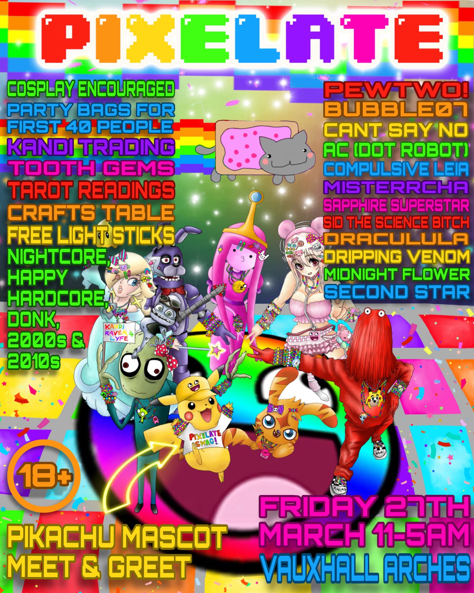 Pixelate at Vauxhall Arches