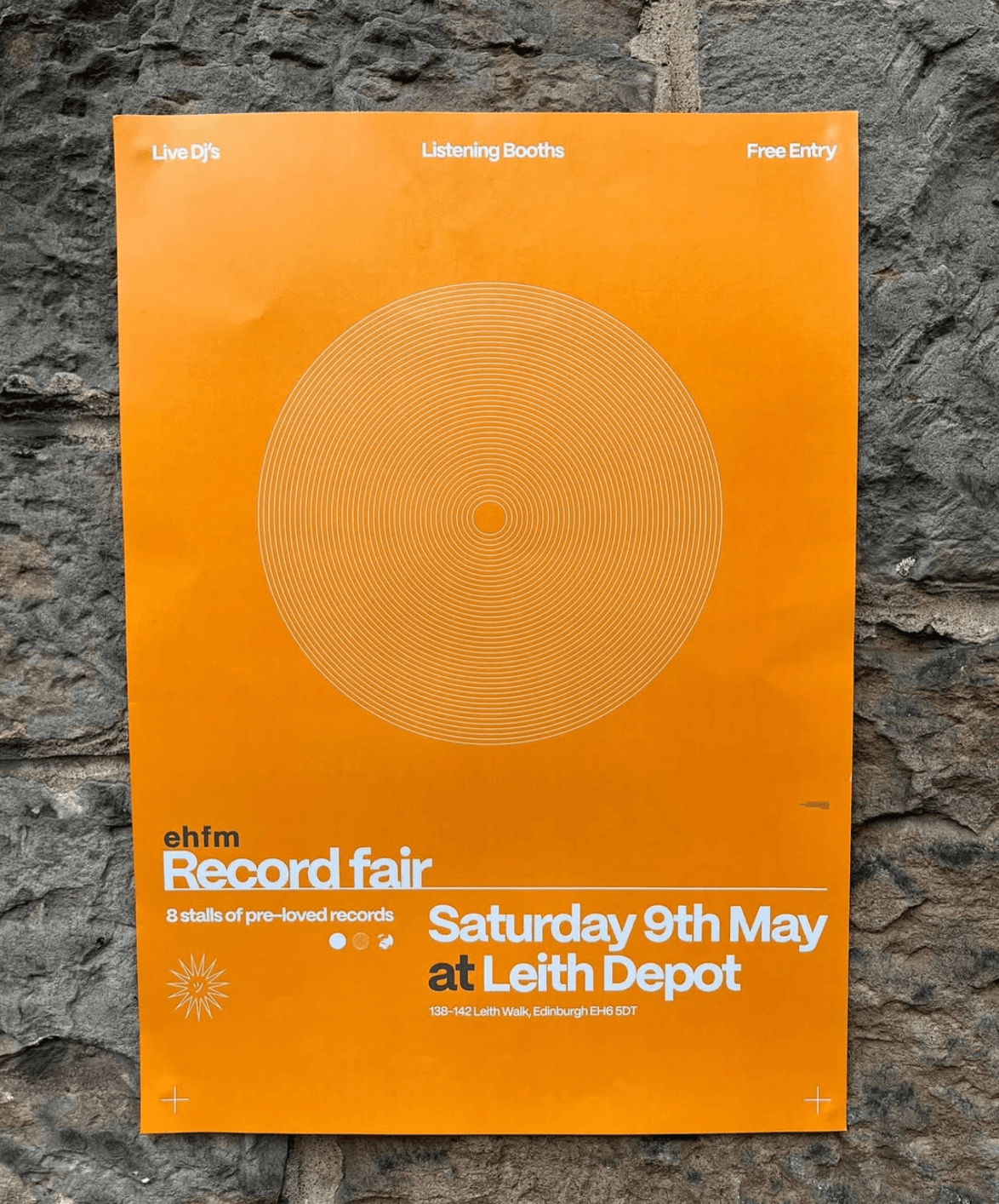 EHFM Record Fair at Leith Depot Bar