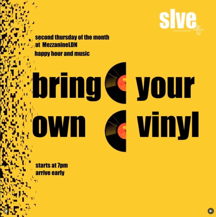 SLVE Vinyl Open Decks at The Mezzanine at Mezzanine - Tooting