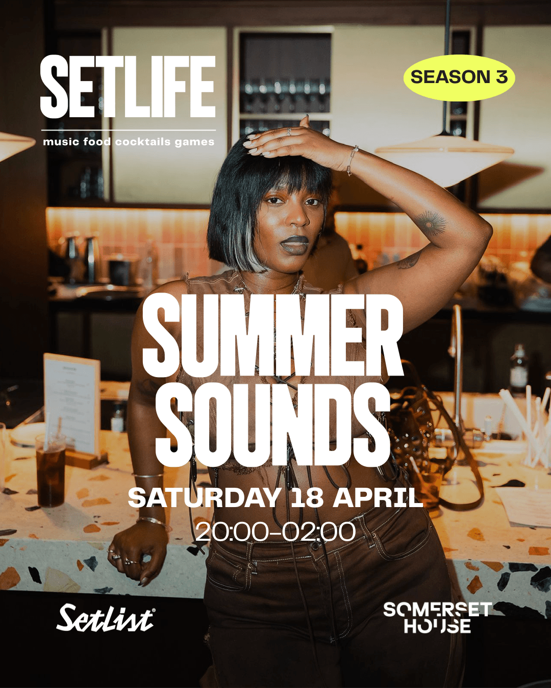 SETLIFE presents SUMMER SOUNDS By NICKY SUMMERS at Setlist @ Somerset House