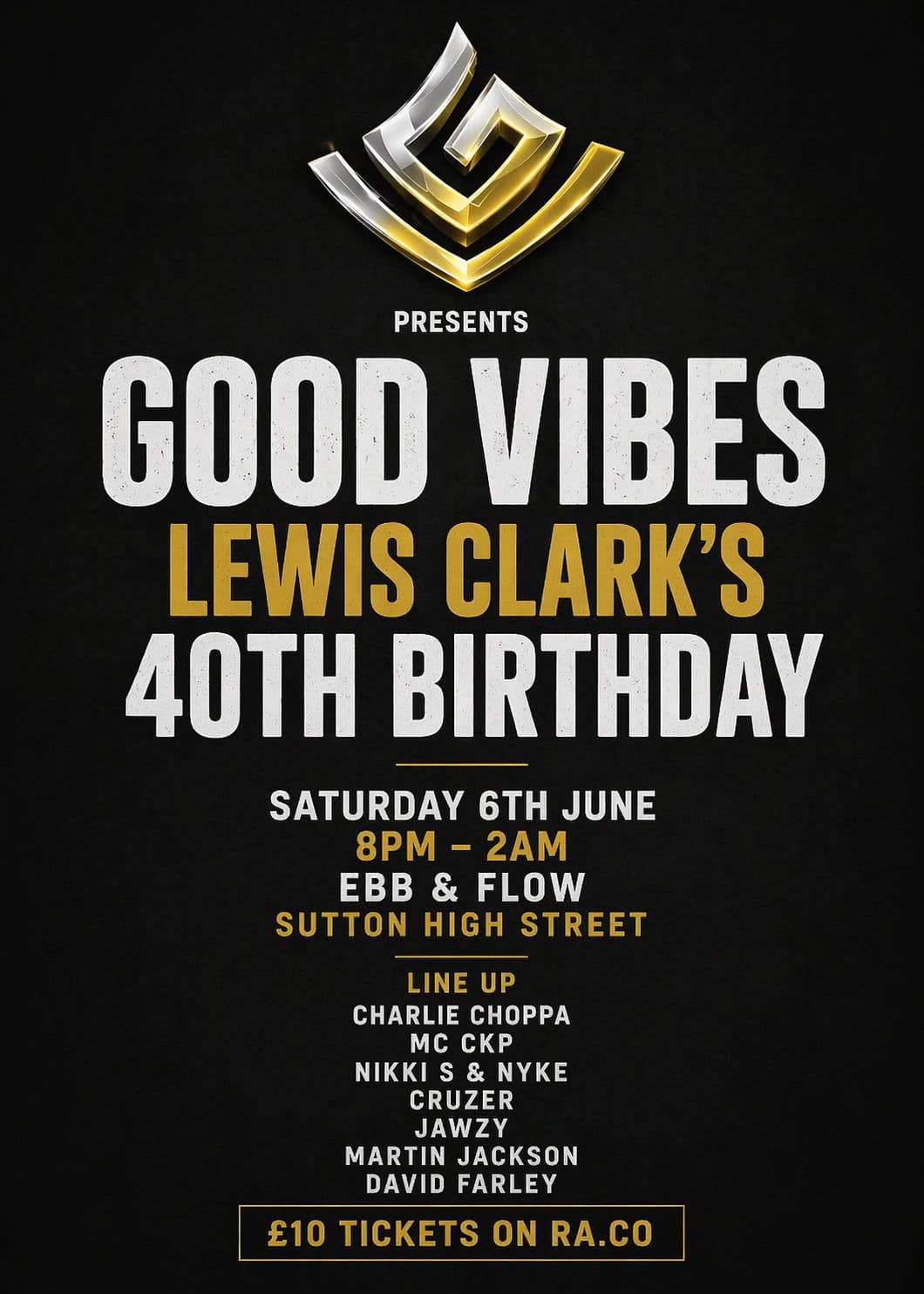 LEWIS CLARK'S BIRTHDAY BASH - NIKKI S & NYKE MC CKP at EBB & FLOW SUTTON