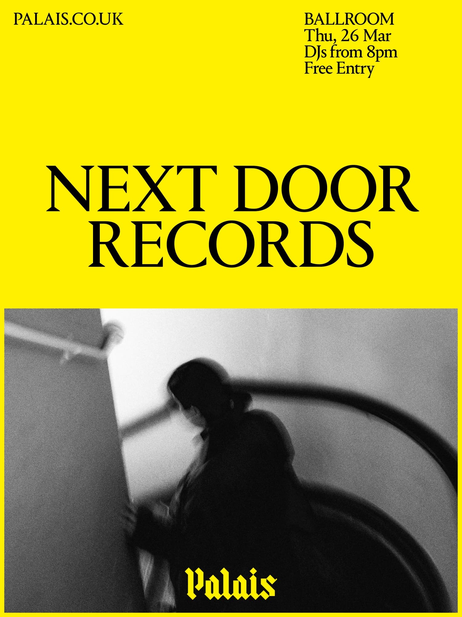 Ballroom at Palais: Next Door Records at Ballroom at Palais