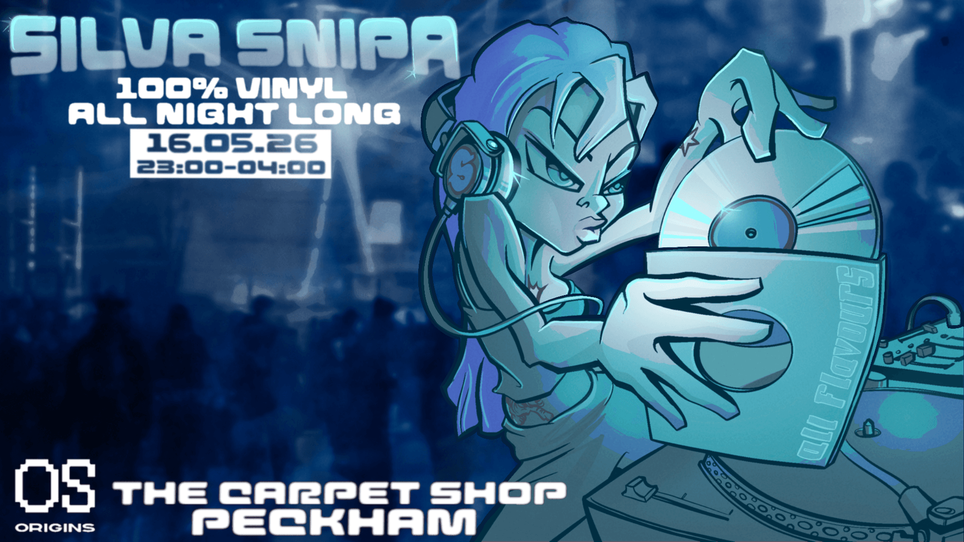 Silva Snipa (100% Vinyl All Night Long) at The Carpet Shop