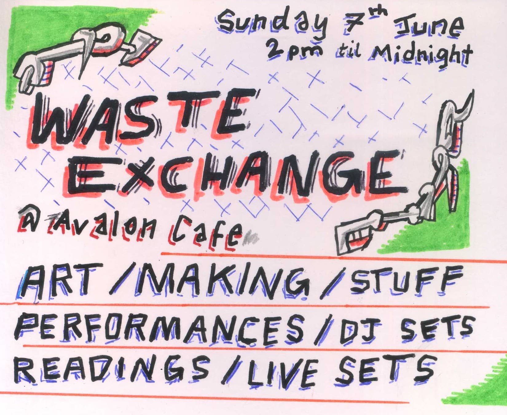 Waste Exchange at Avalon Cafe Bermondsey