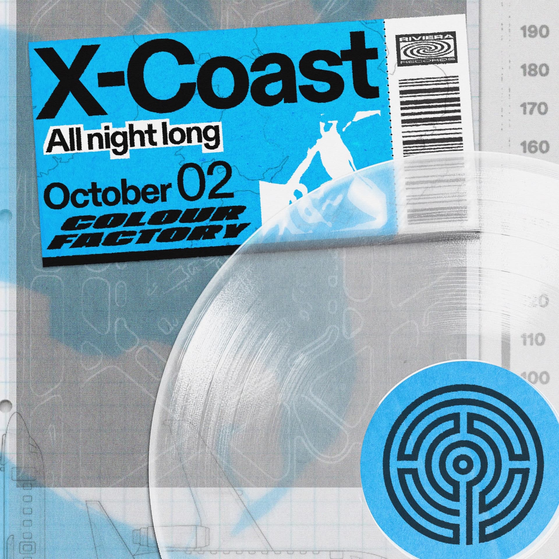 Labyrinth presents: X-Coast All Night Long at Colour Factory London