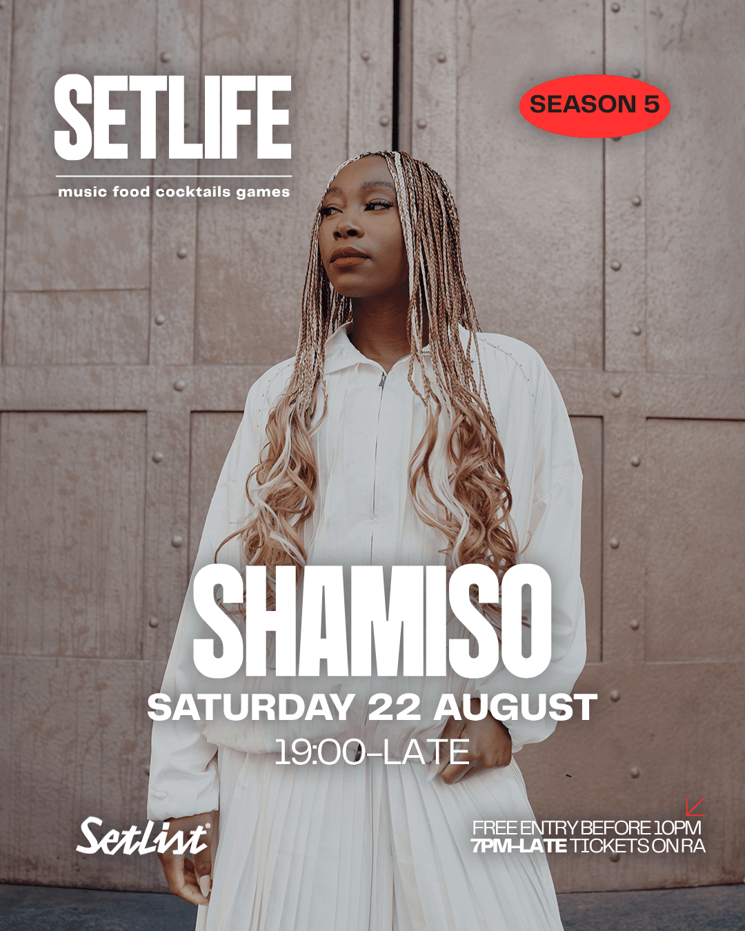 SETLIFE present Shamiso at Setlist @ Somerset House
