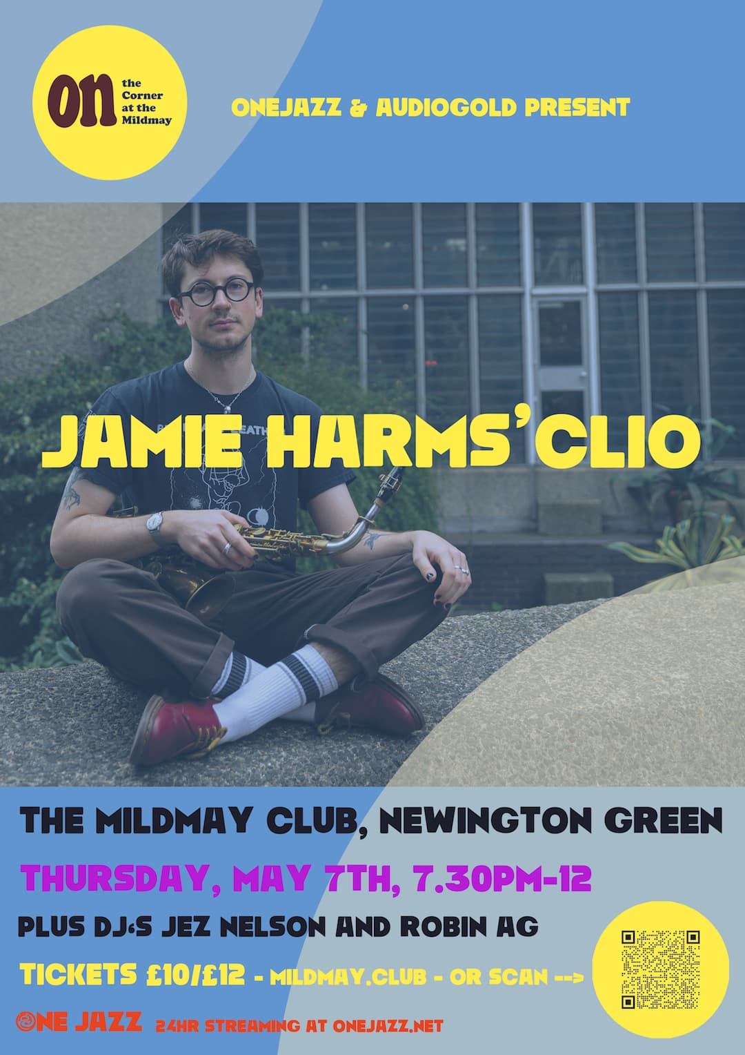 On The Corner presents Jamie Harms' Clio at The Mildmay Club