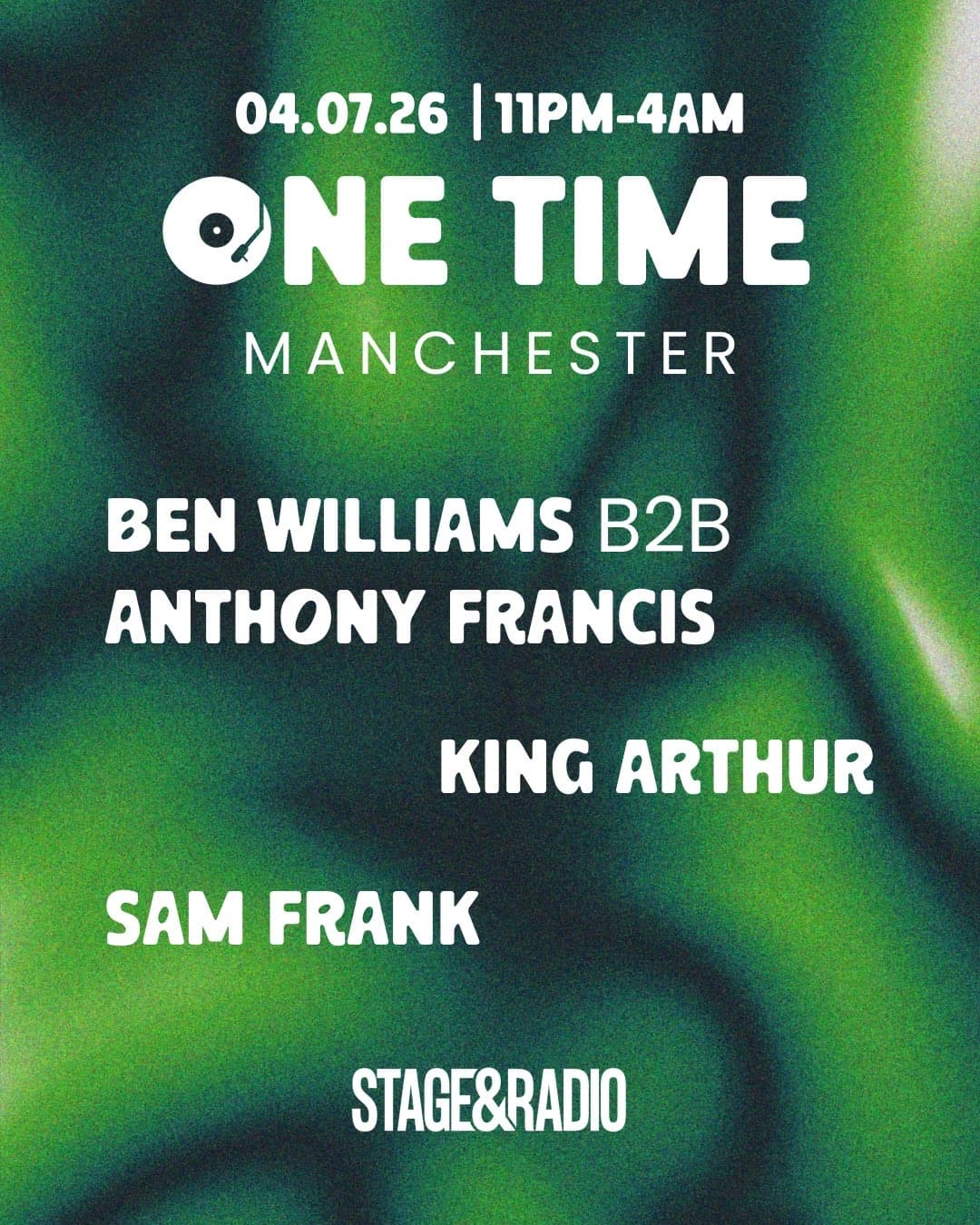 One time at Stage and Radio at The Radio Room @ Stage & Radio