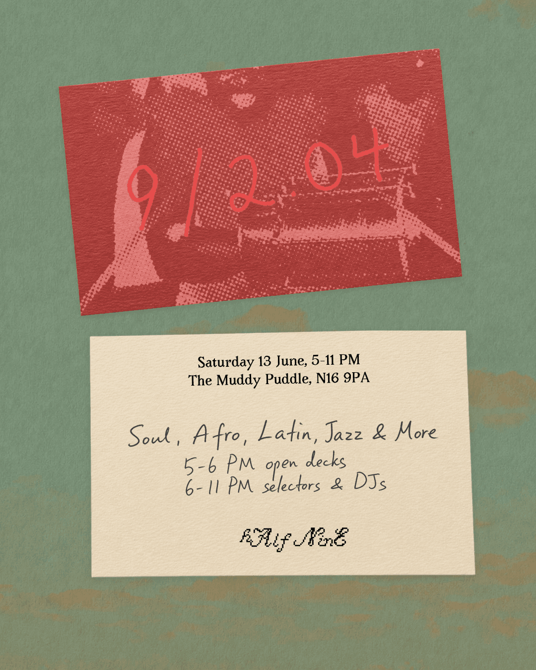 Half Nine (9/2.04) at The Muddy Puddle