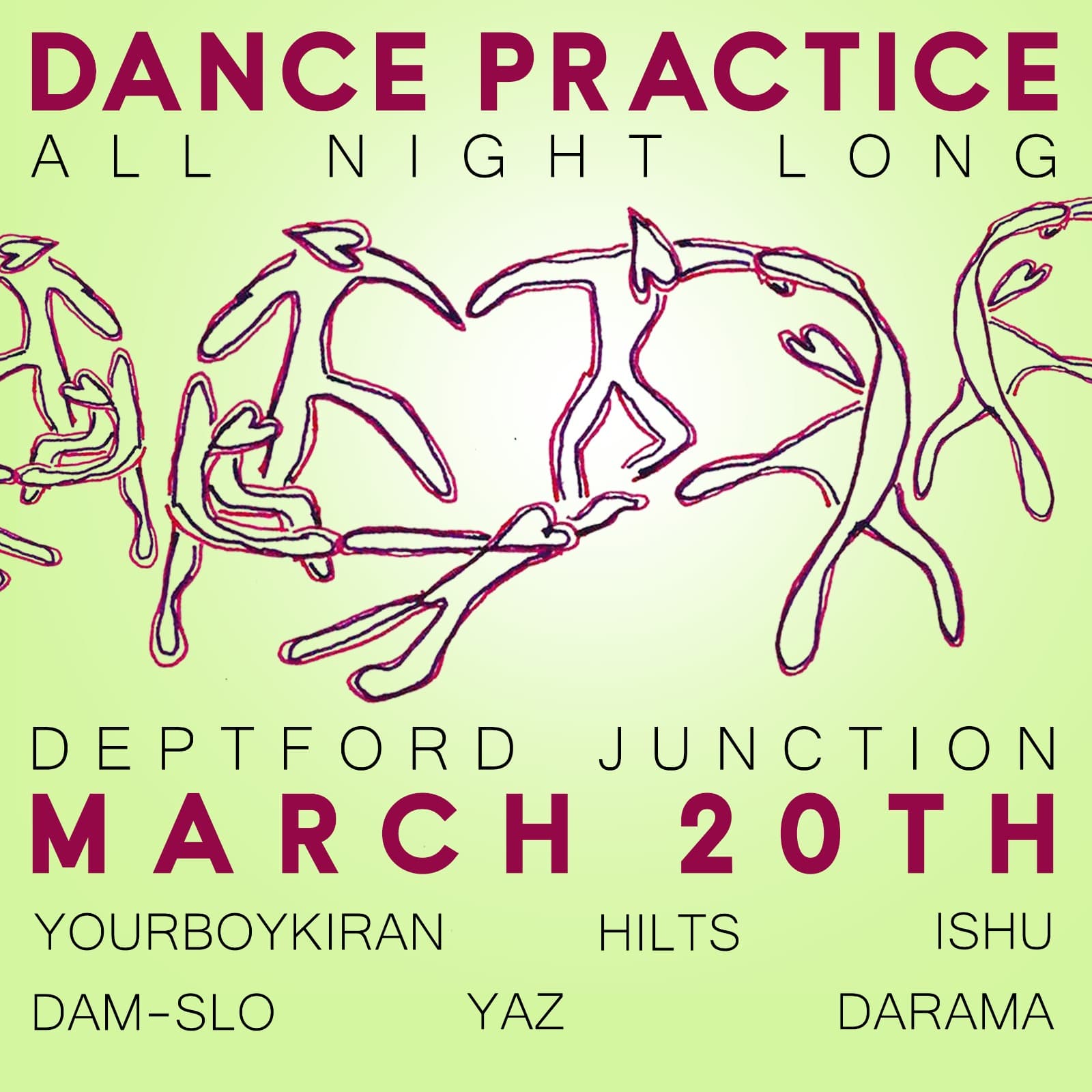 Dance Practice: Hilts, yourboykiran, Darama, DAM-SLO + many more at Deptford Junction