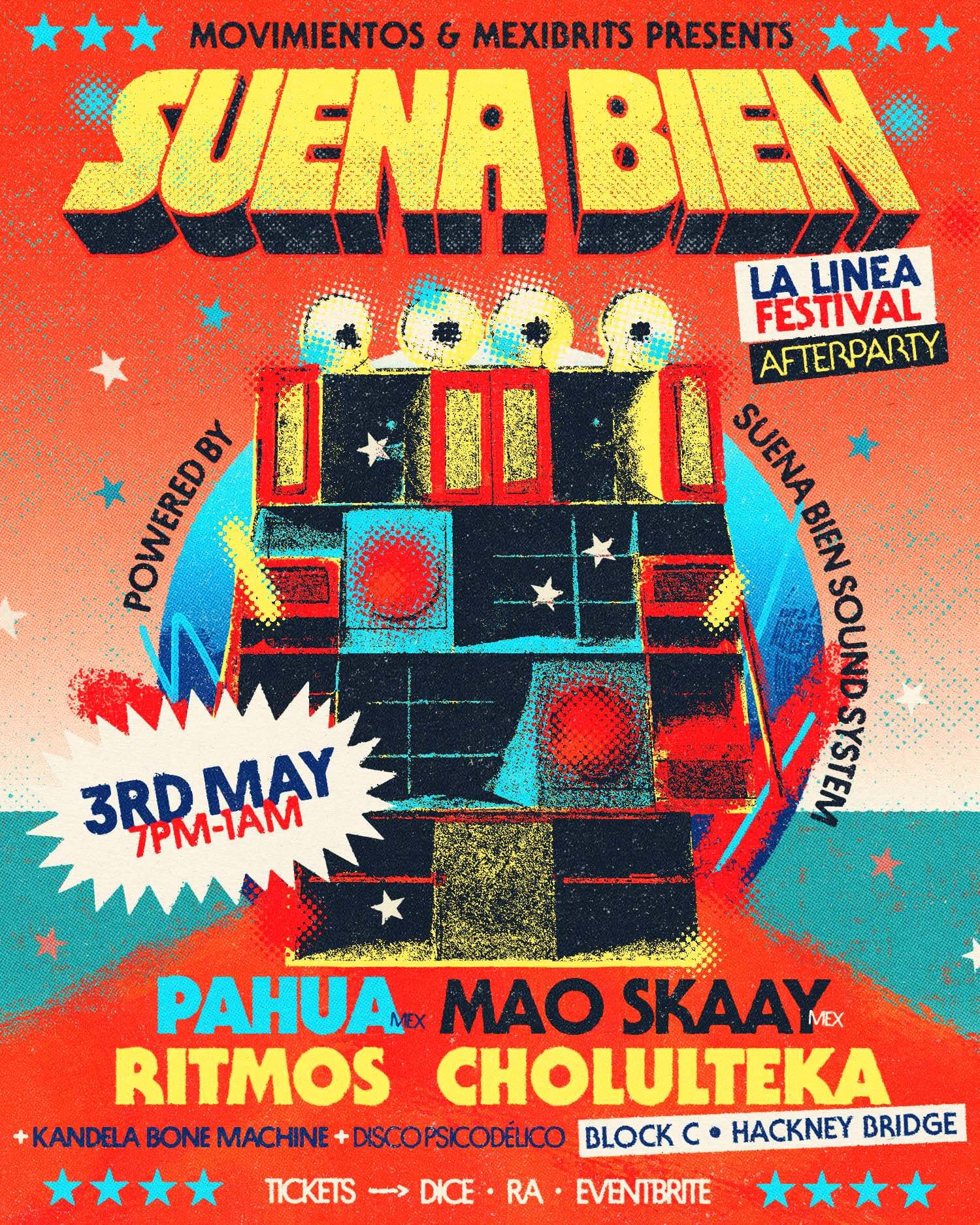 Suena Bien with Pahua, Mao Skaay & Ritmos Cholulteka at Hackney Bridge