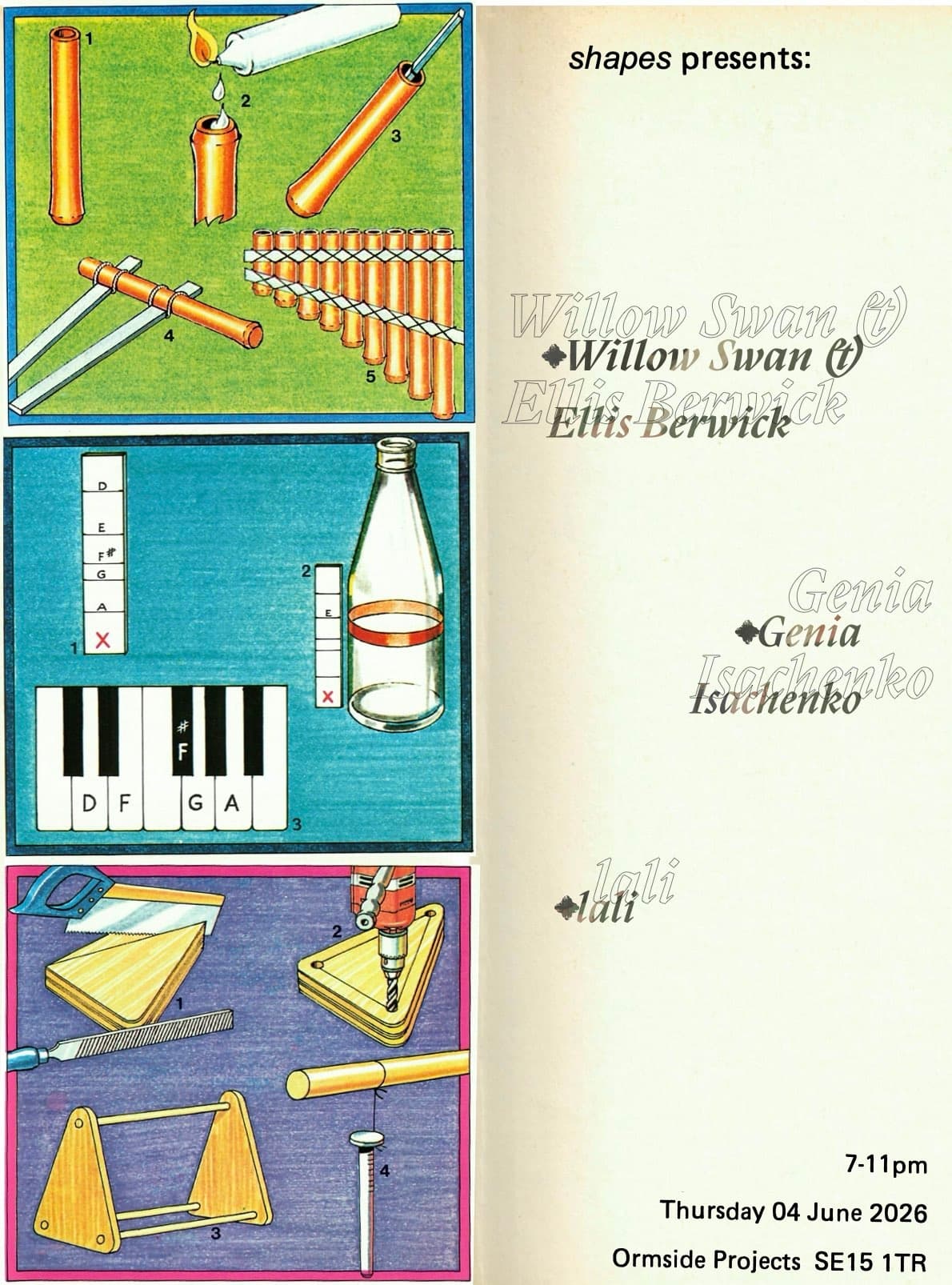 Shapes - Willow Swan & Ellis Berwick, Genia Isachenko, Lali