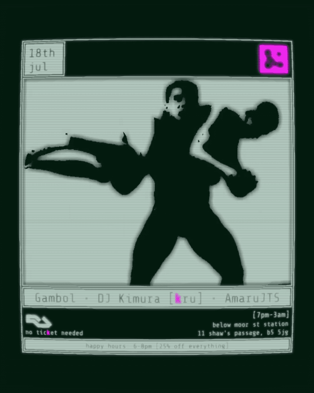 DJ Kimura [kru] Gambol + AmaruJTS at komunal
