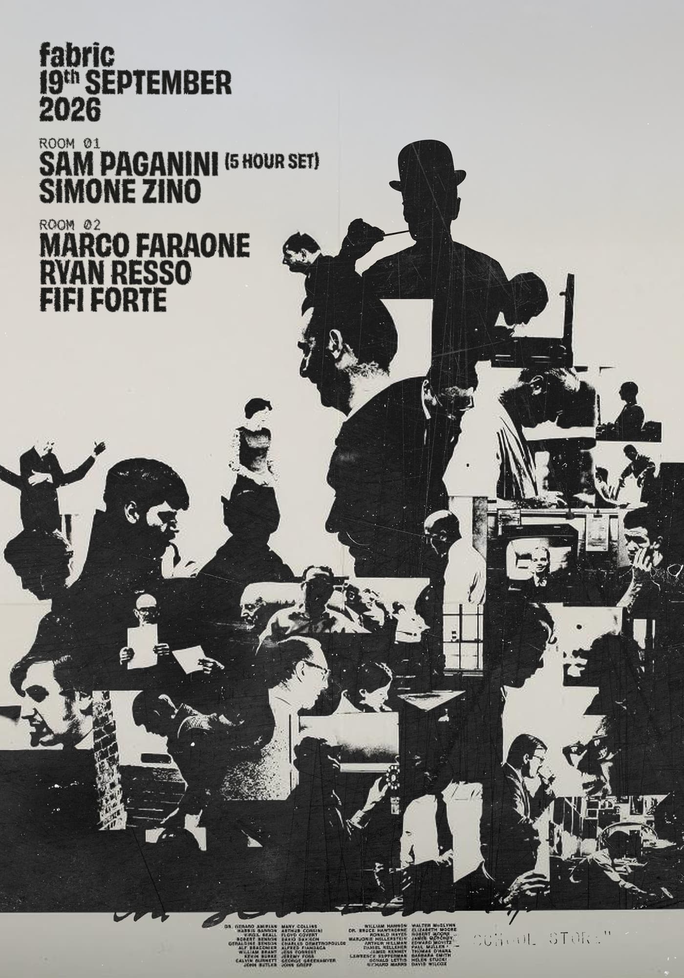fabric: Sam Paganini, Simone Zino, Marco Faraone, Ryan Resso, FIFI FORTE