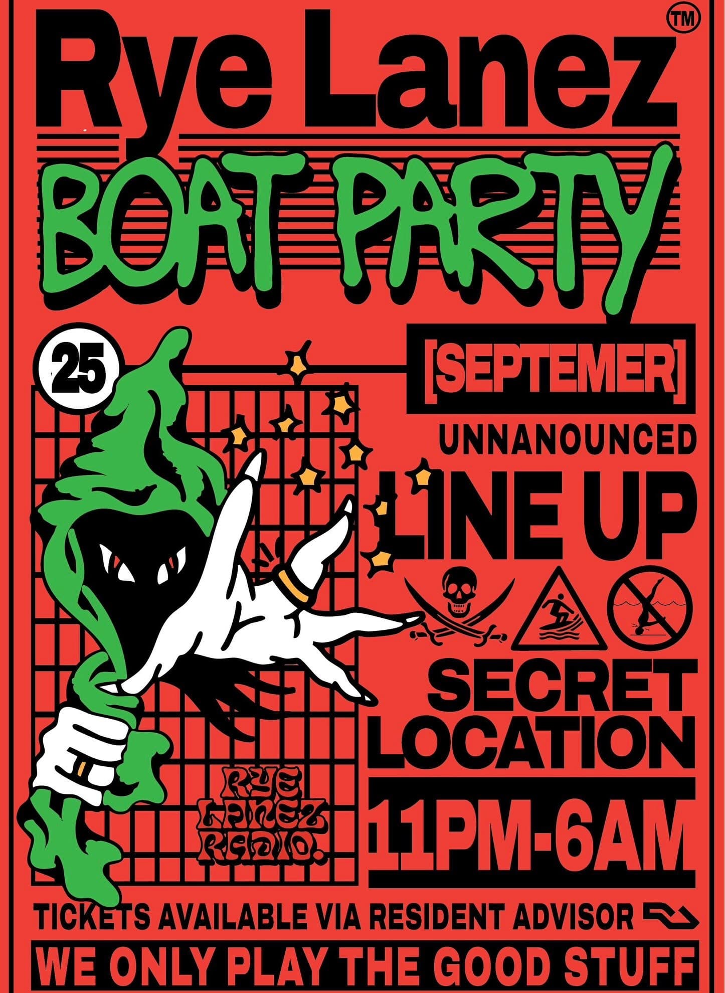 RYE LANEZ BOAT PARTY at Top Secret East London Location