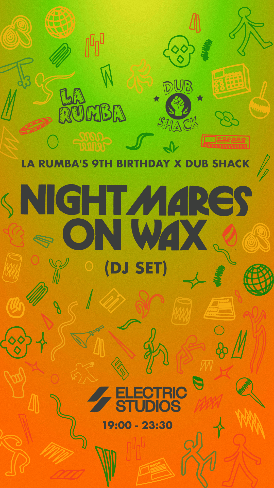La Rumba 9th B'day Summer Party: Nightmares on Wax, Coco María b2b Mafalda, Florentino at TBA - Multiple venues