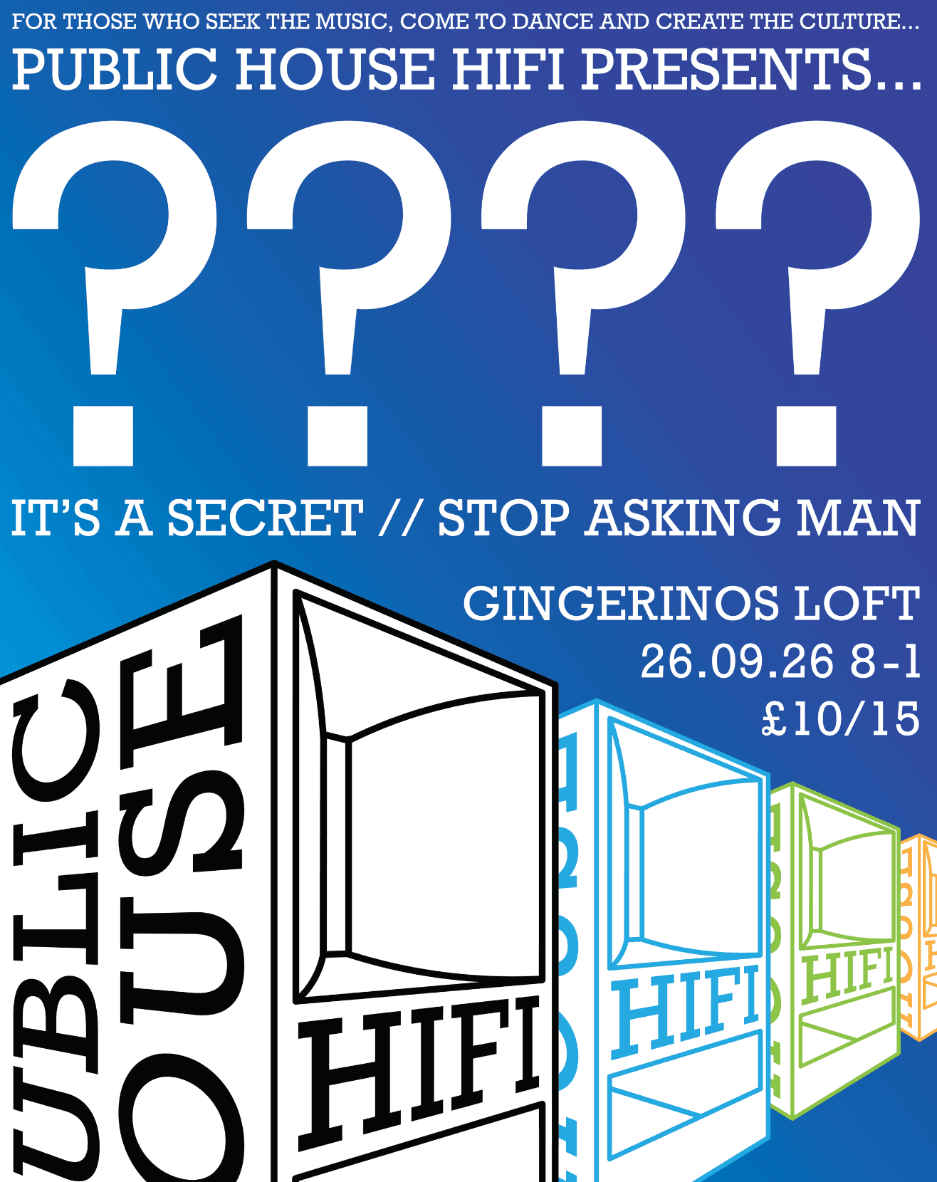 Public House Hifi presents SECRET SPECIAL GUEST