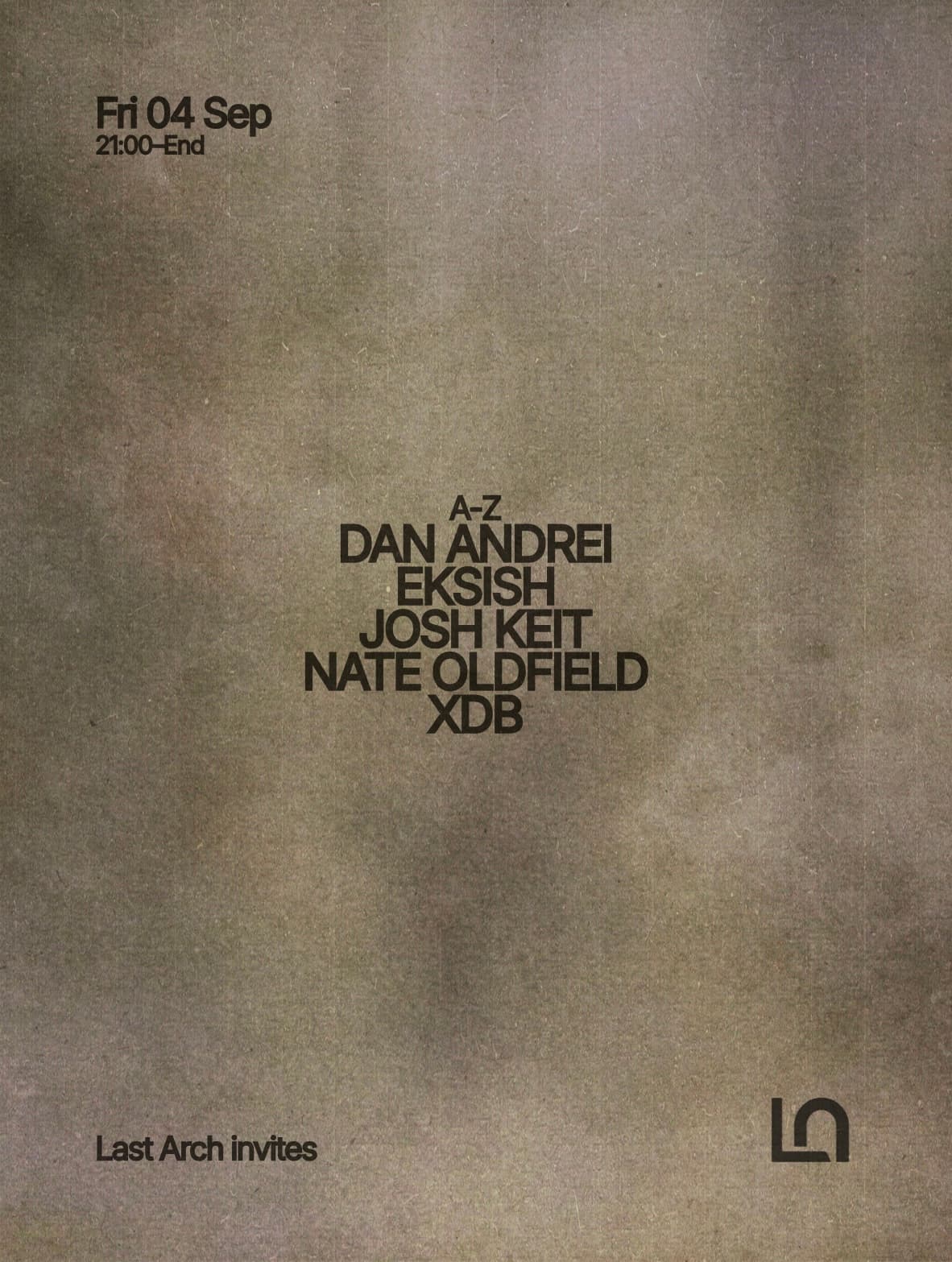 Last Arch invites: Dan Andrei and XDB