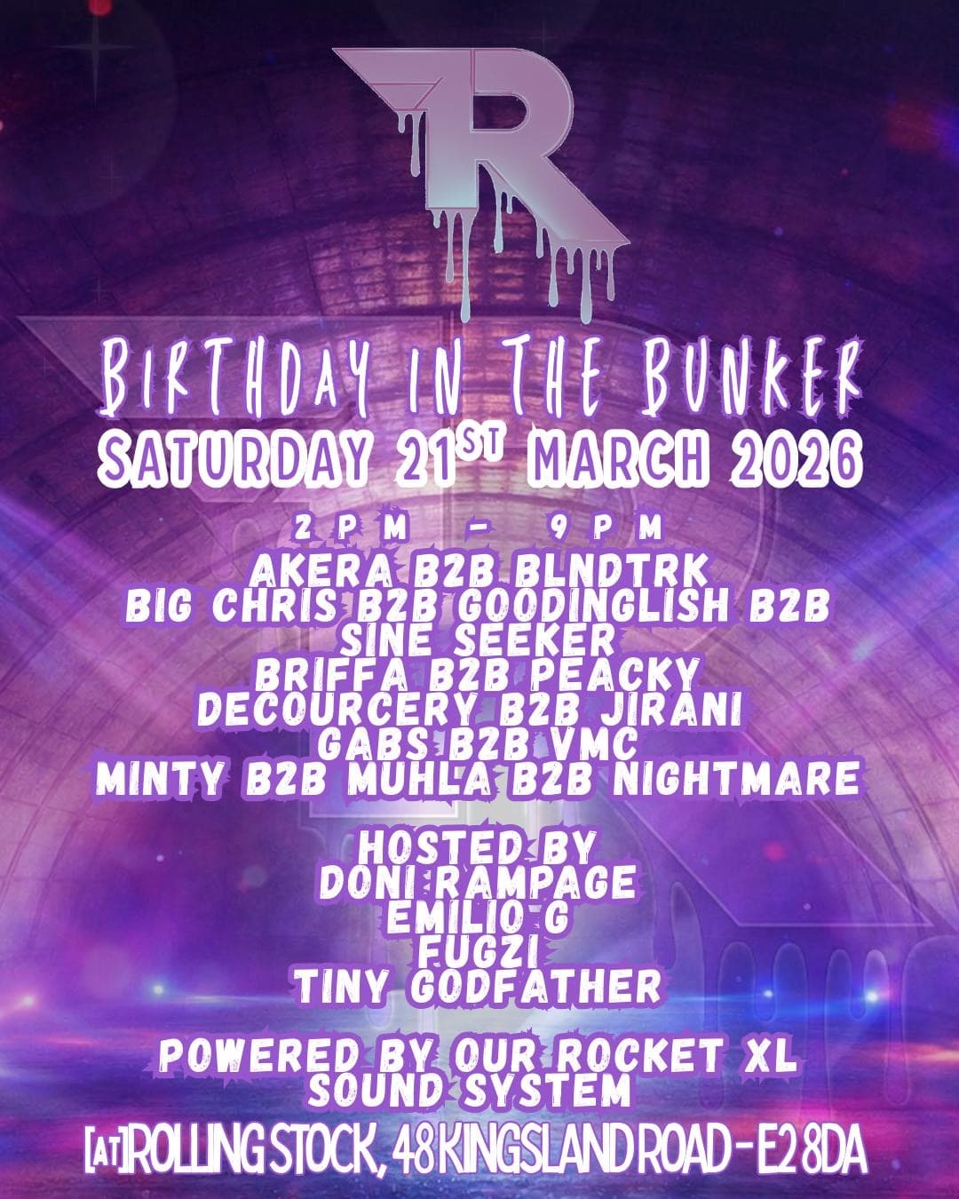 Team Rocket Turns 4 - Powered By Rocket XL Sound System at Rolling Stock