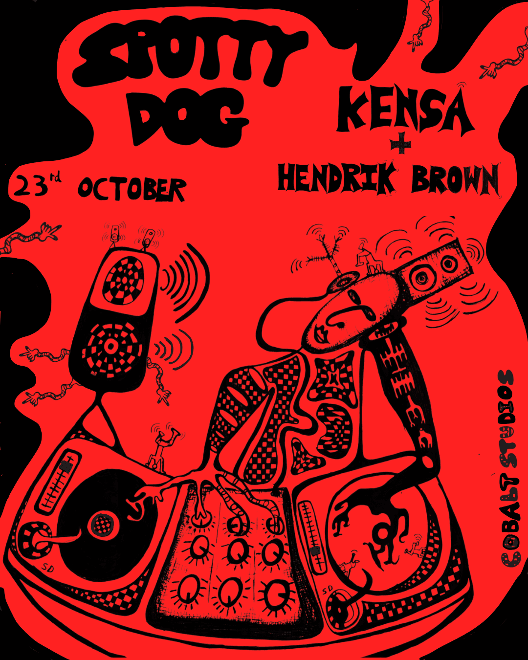 SPOTTY DOG INVITES KENSA