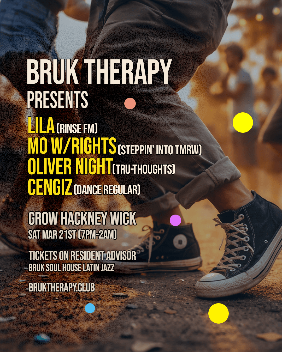 Bruk Therapy: LILA // Mo Wright // Oliver Night // Cengiz at The Grow