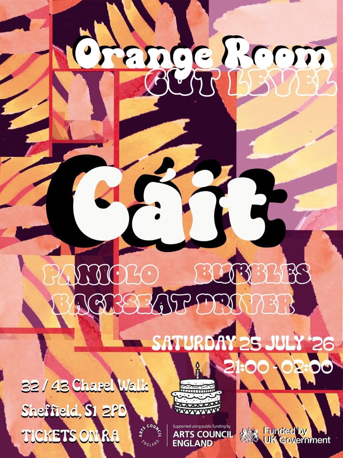Orange Room's 1st Birthday with Cáit at Gut Level