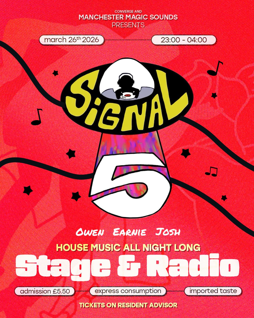 Signal 5: 001 at Stage And Radio
