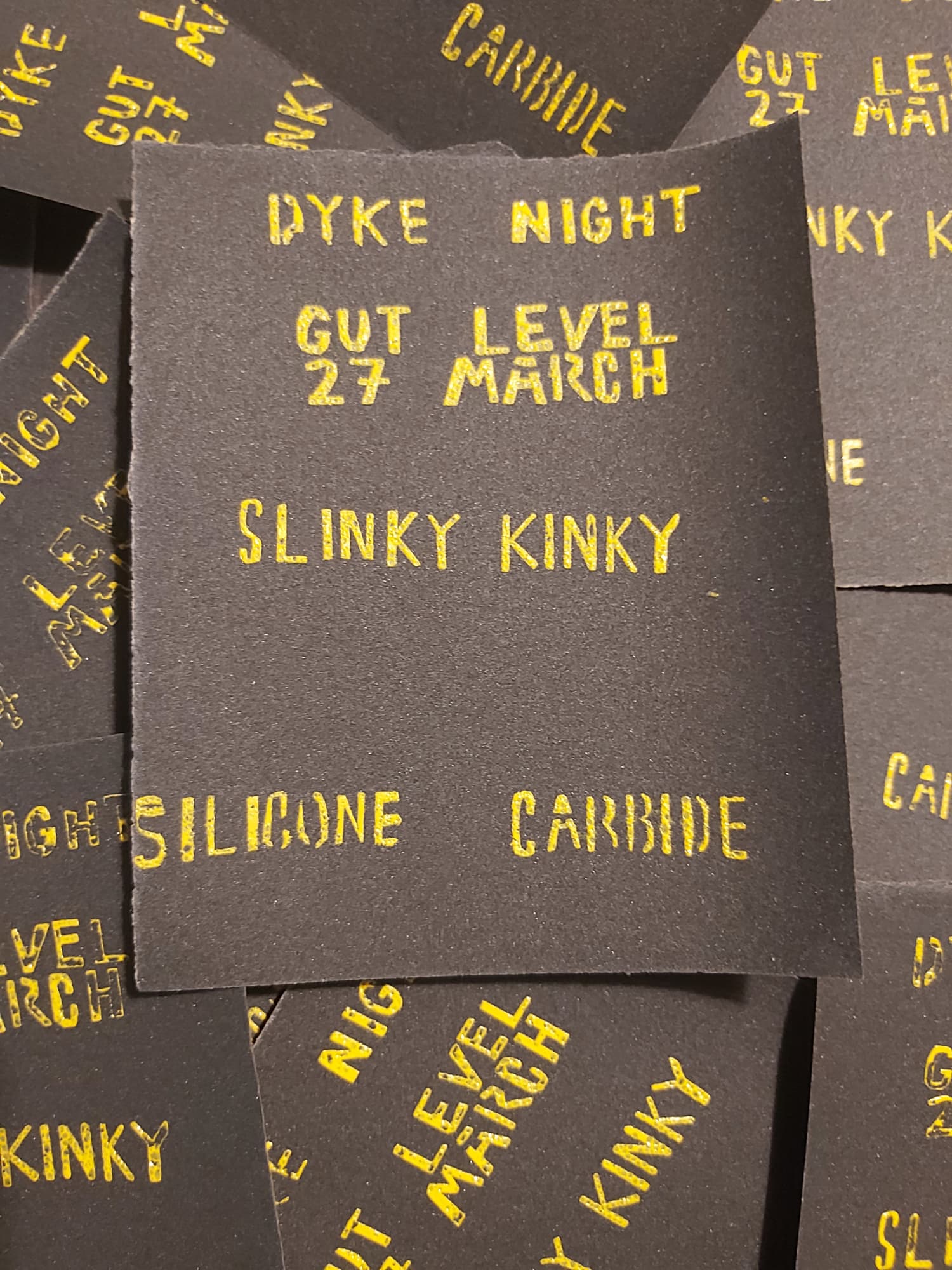 Silicone Carbide: Slinky Kinky, Ol.G, TB-316 at Gut Level