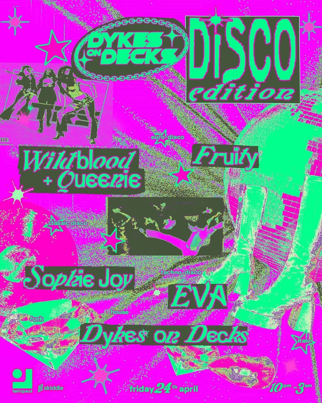 Dykes On Decks - Disco Edition at The Tempest