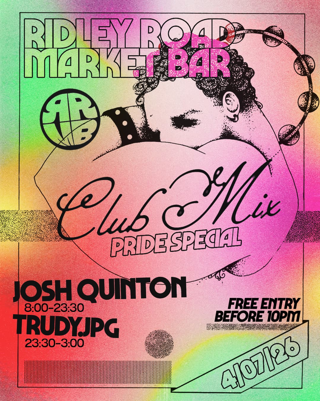 Club Mix Pride Special at Ridley Road Market Bar