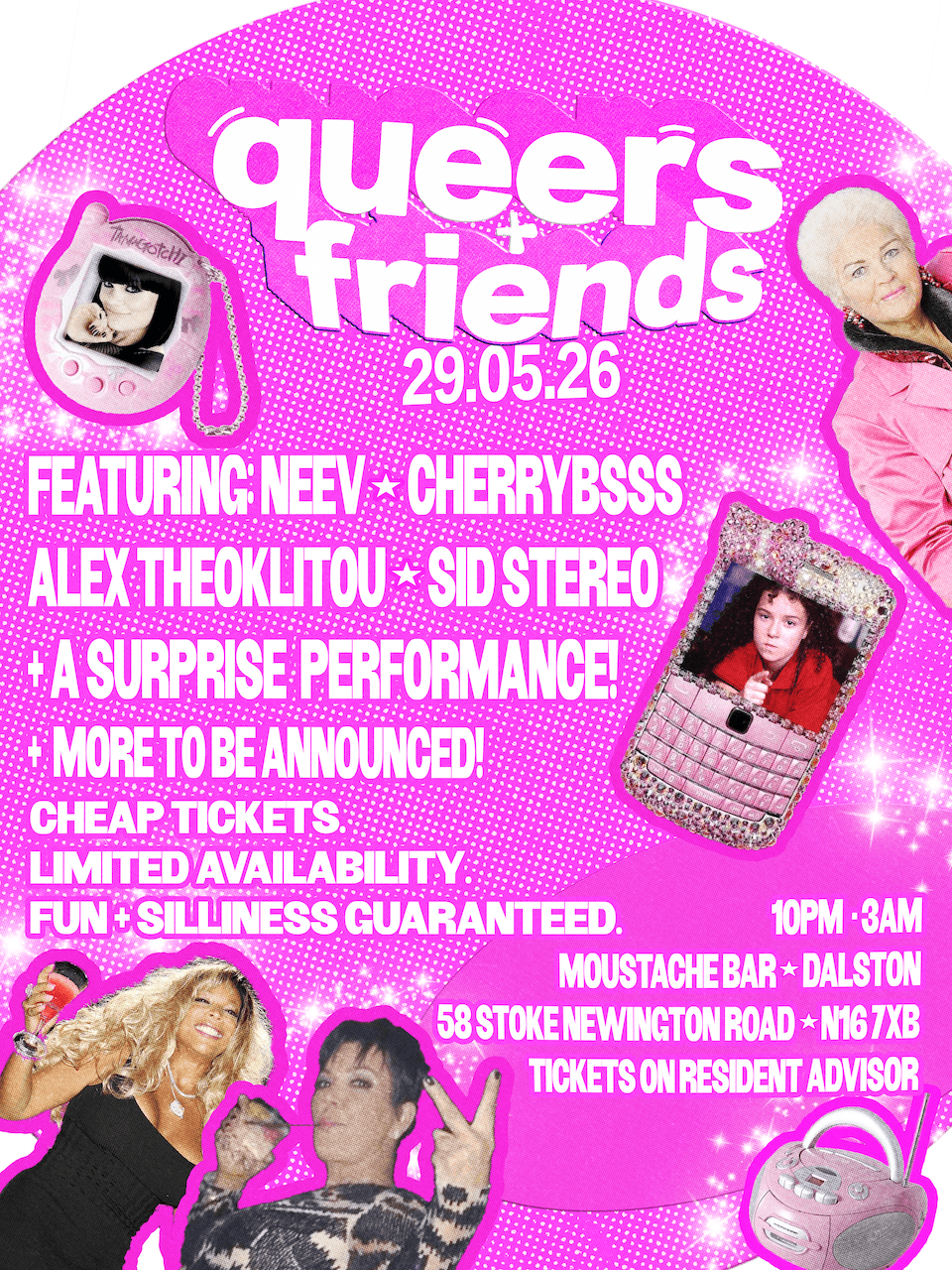 Queers + Friends at Moustache Bar