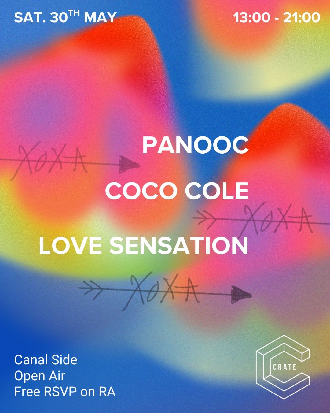 XOXA Takeover with Coco Cole, Love Sensation & Panooc (Free - Open Air) at Crate Brewery