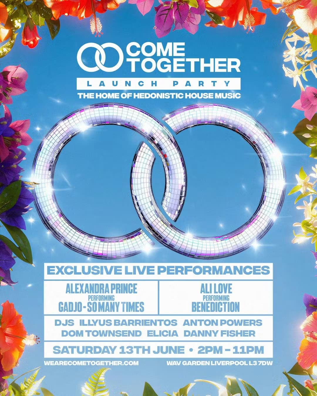 Come Together - Disco & House Day Party at Wav Liverpool