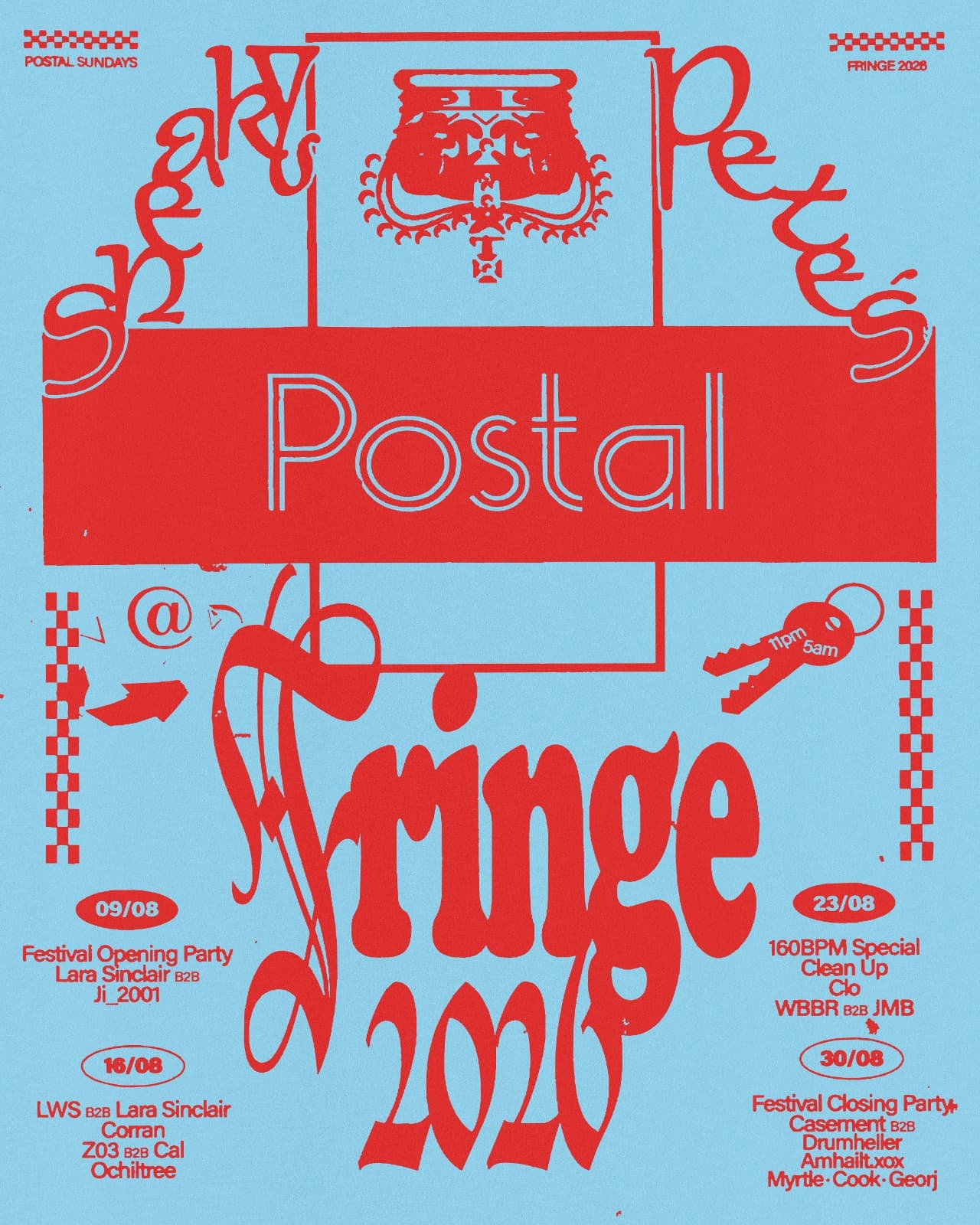 Postal 160BPM Special: Creep Woland, Clean Up, Clo, WBBR b2b JMB