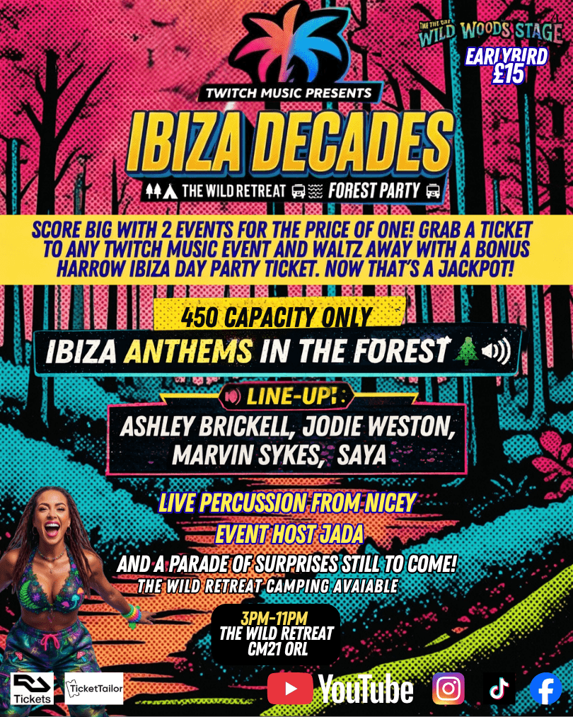 IBIZA DECADES THE WILD RETREAT FOREST PARTY at TBA - The Wild Retreat