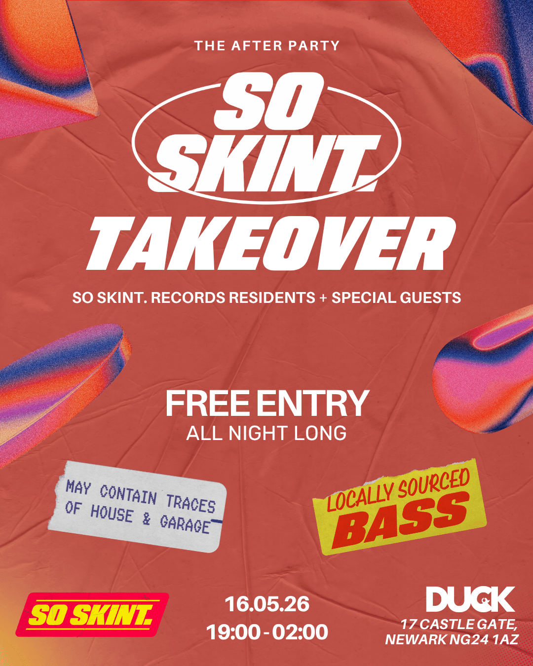So Skint. Records Takeover at Duck Newark