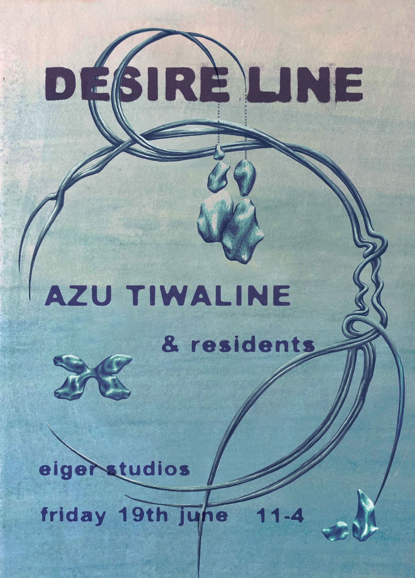 desire line with Azu Tiwaline & residents at Eiger Studios