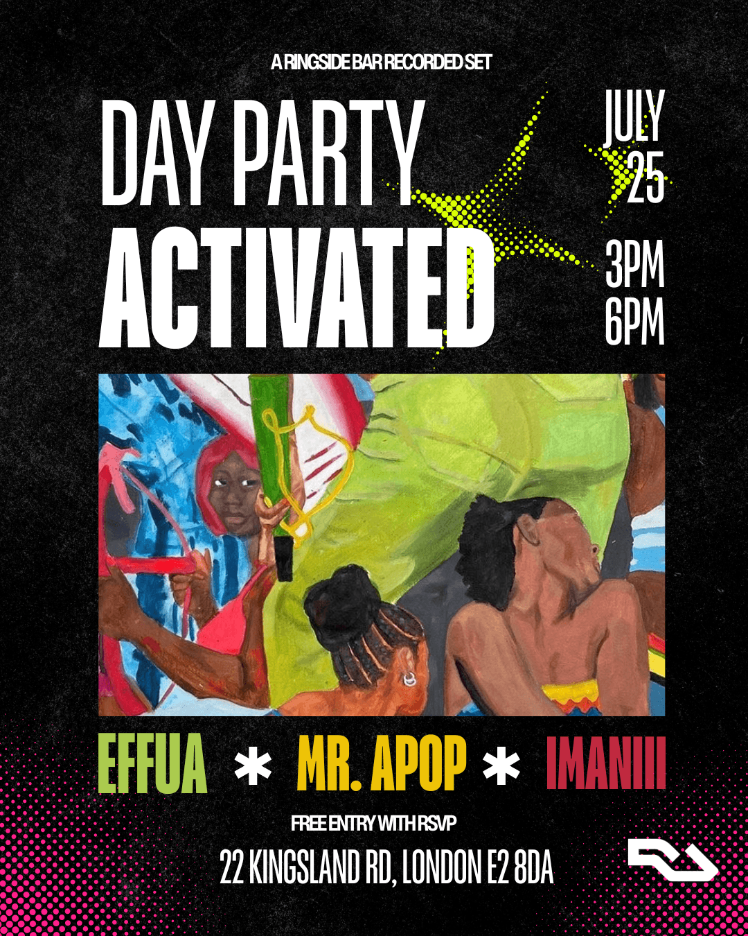 The Ringside Recorded Set - Day Party Ft. Imaniii - effua - Mr. Apop